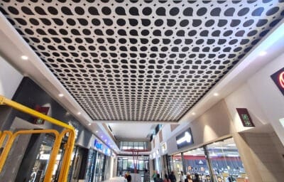 mall wallpaper installation